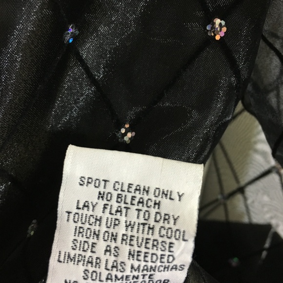 R & M Collections Black Jeweled Blazer Sz 10 - Picture 8 of 8